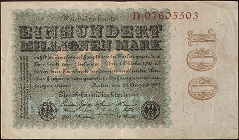100 000 000 marek (Německo 1923)