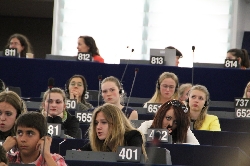 Jednací sál Evropského parlamentu